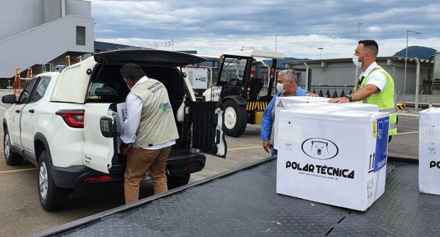 Governo do Estado inicia distribuição das doses contra Covid para crianças de cinco a 11 anos Governo do Estado inicia distribuição das doses contra Covid para crianças de cinco a 11 anos