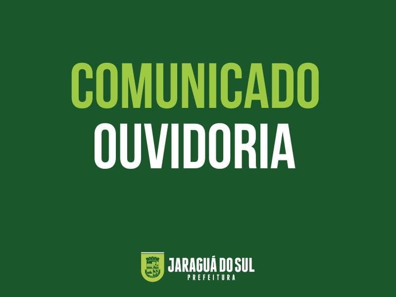 Secretaria de Transparência e Integridade realiza atendimento com capacidade reduzida nos dias 21, 28 e 31 de março Jaraguá do Sul