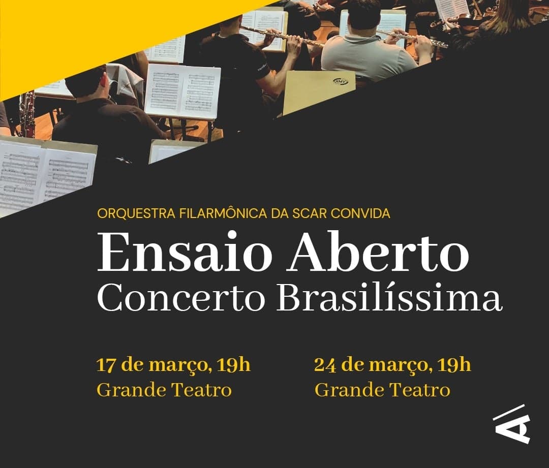 Ensaios abertos das Orquestras e Coral da Scar começam no dia 17