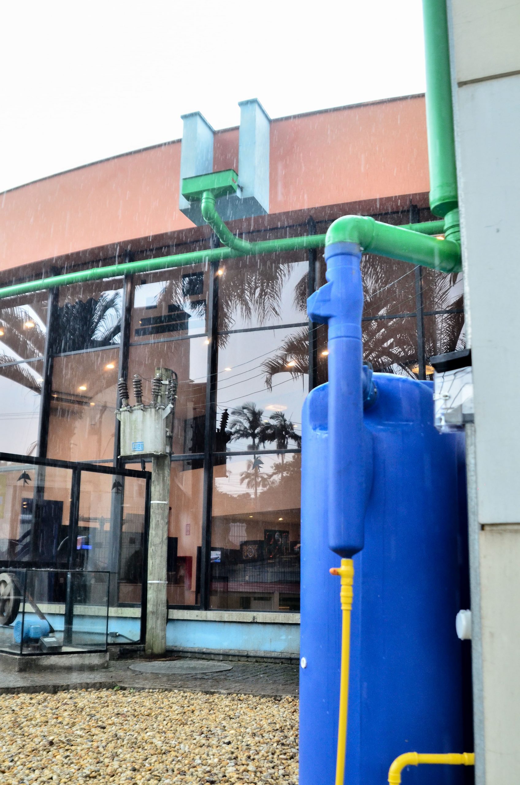 Museu WEG implanta sistema de captação de água da chuva