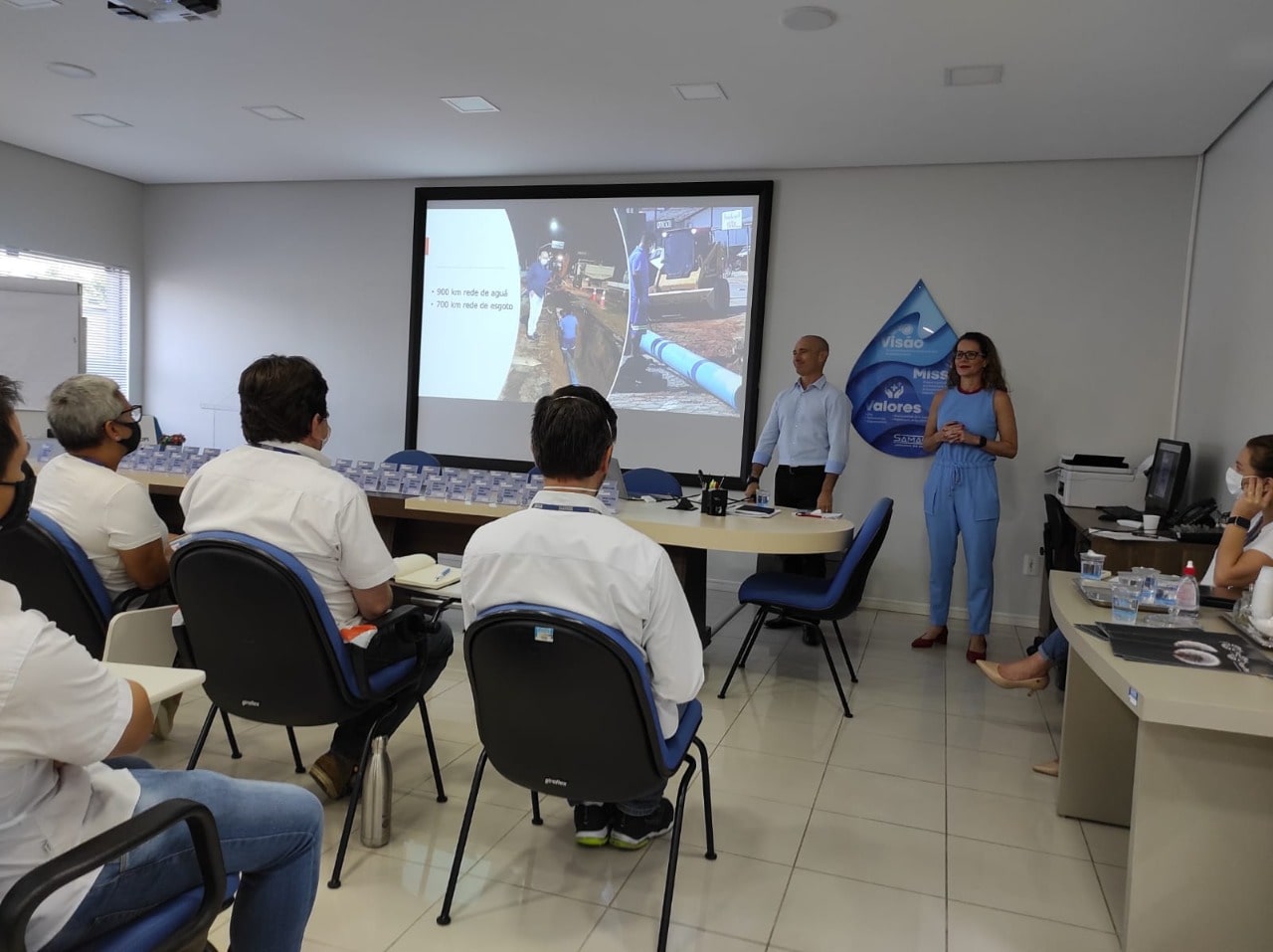 Samae participa de treinamento e apresenta resultados obtidos em 2021