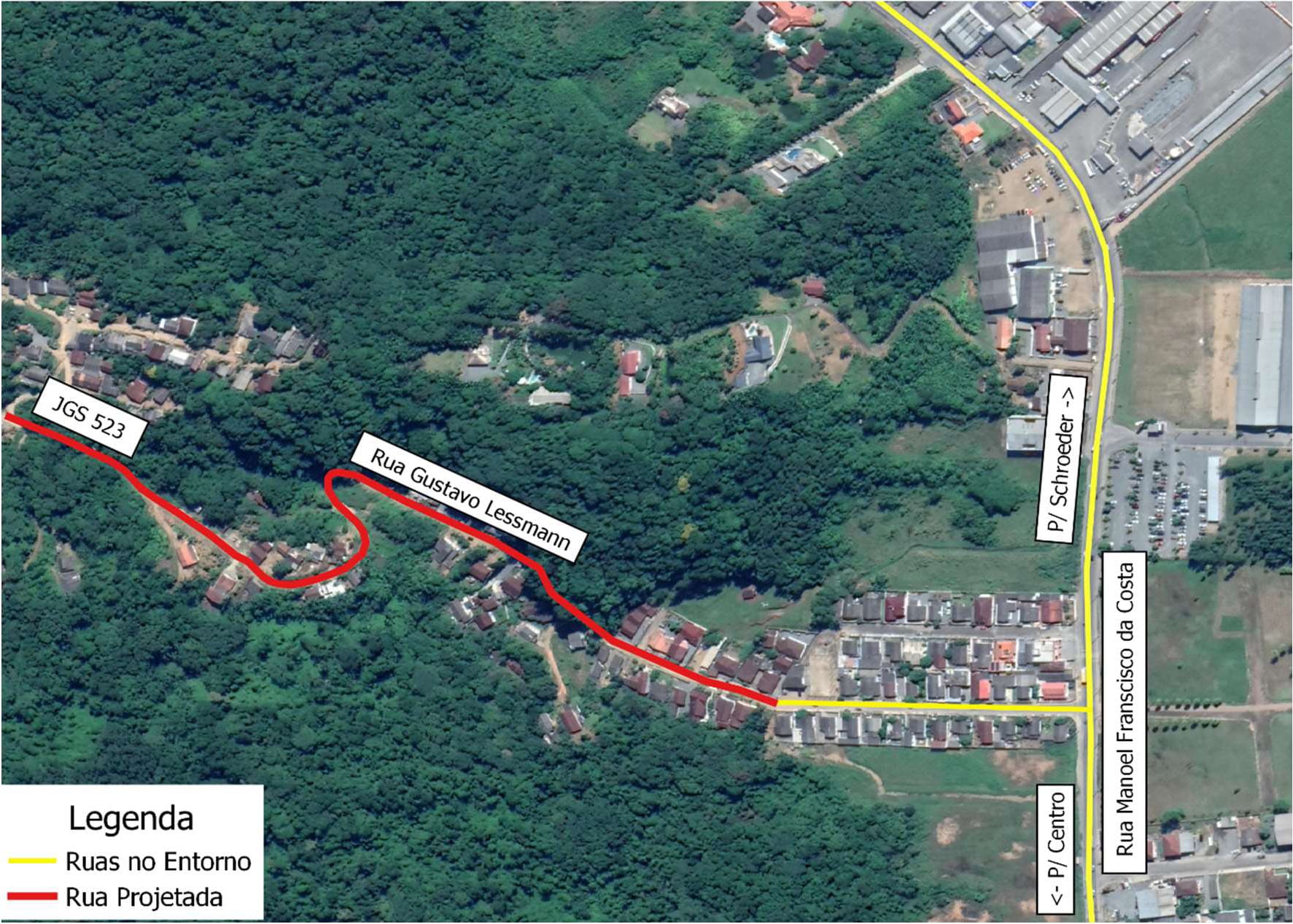 Via do bairro Vieira vai receber pavimento