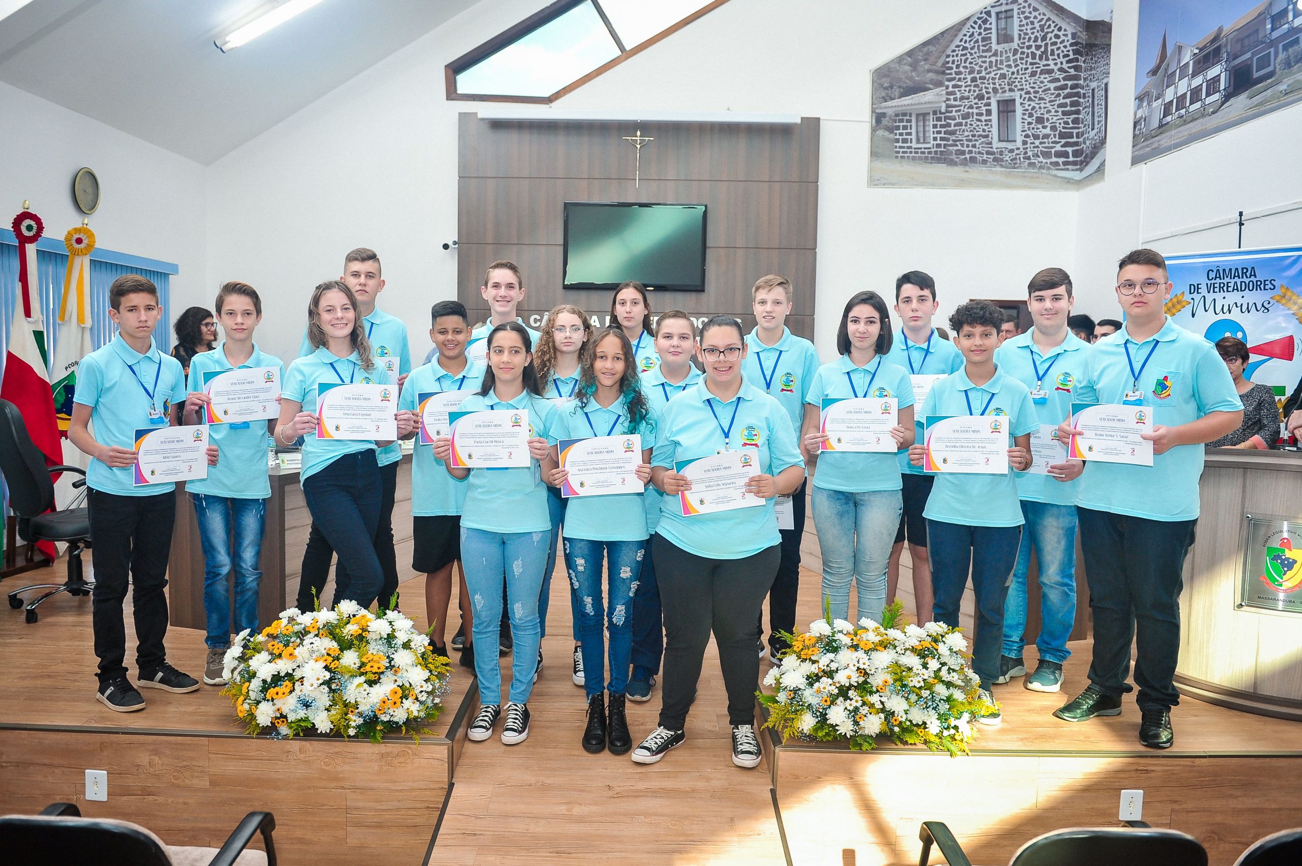 Vereadores mirins da 10ª legislatura tomam posse em Massaranduba