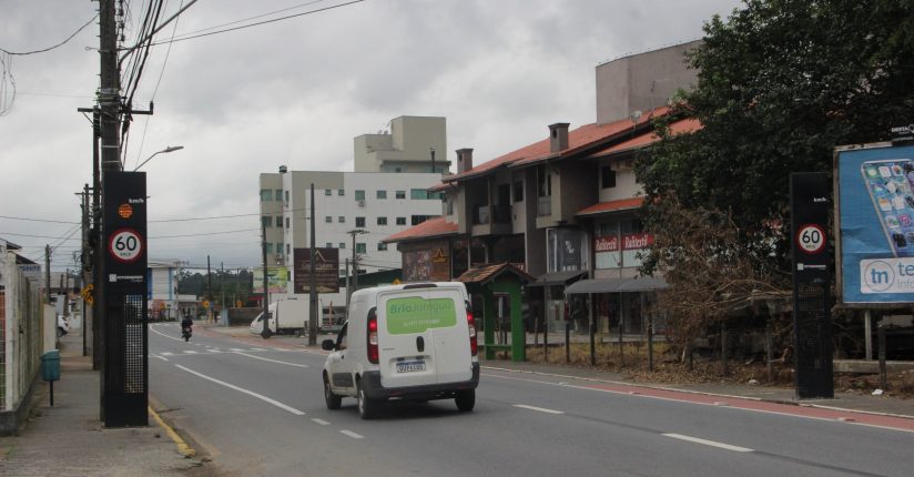 Fiscalização eletrônica instaladas em sete pontos em Jaraguá do Sul