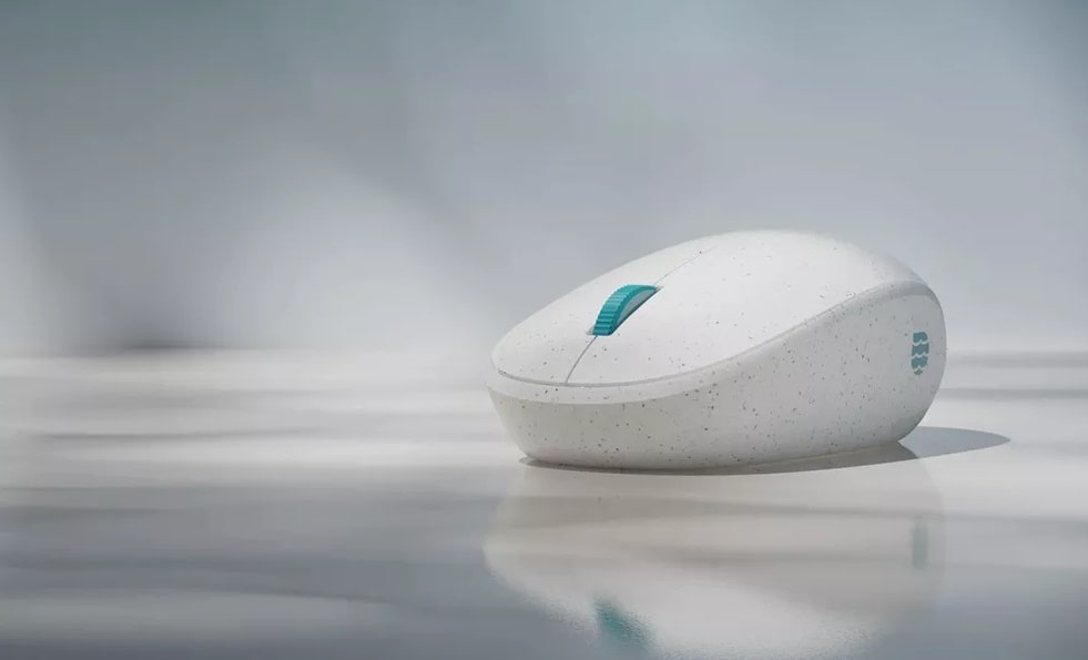 Microsoft vai lançar mouse sem fio feito com plástico retirado do oceano