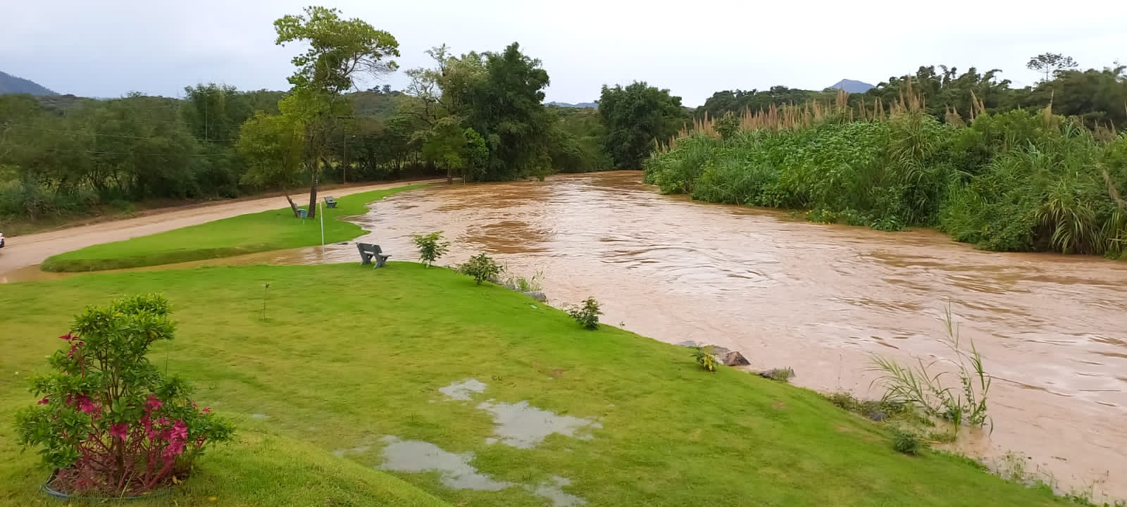 Acumulado de chuva das últimas 24 horas é de 107 milímetros em Jaraguá do Sul