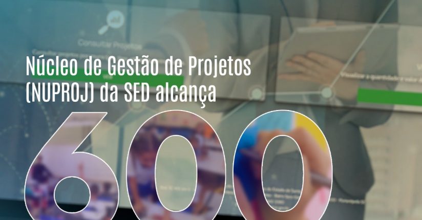 Núcleo de Gestão de Projetos da SED atinge marca de mais de 600 projetos em andamento em SC Núcleo de Gestão de Projetos da SED atinge marca de mais de 600 projetos em andamento em SC