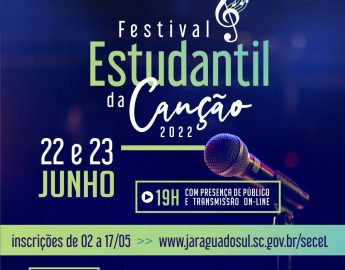 Último dia para inscrições para os festivais da canção de 2022 de Jaraguá