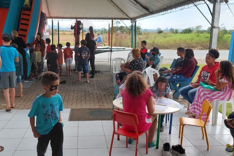 Abertura de ESF São Pedro de Alcântara conta com atividades voltadas à saúde na infância em Guaramirim