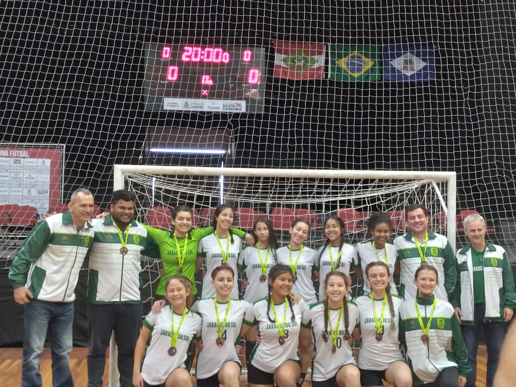 Equipe jaraguaense de handebol feminino se classifica para etapa estadual da Olesc