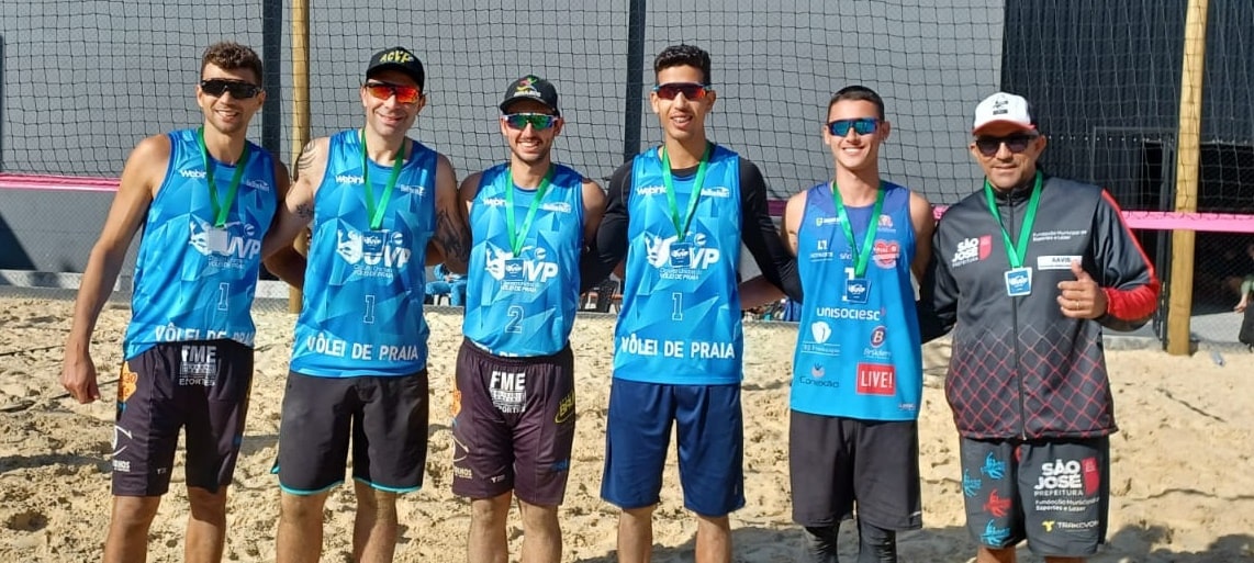 Atletas da Amivôlei são destaques de circuitos em São José e Gaspar