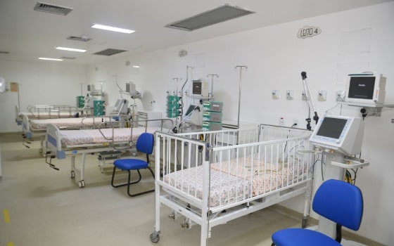 Estado confirma seis novos leitos de UTI pediátrico no hospital Jaraguá