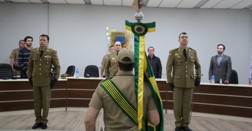 1º tenente assume comando da 2ª Cia do 14º BPM em Guaramirim