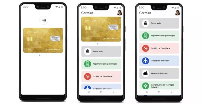 Google lança aplicativo de carteira digital no Brasil que permite salvar cartões e comprovante de vacinação