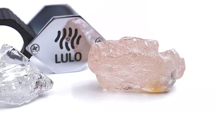 Mineiros de Angola encontram maior diamante rosa puro descoberto em 300 anos