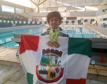 Jaraguaense conquista quatro medalhas de ouro no Parajasc em Blumenau