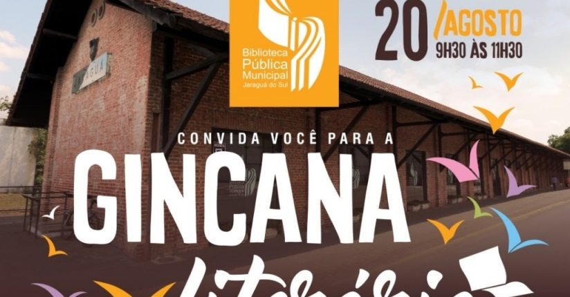 Biblioteca de Jaraguá vai realizar a Gincana Literária em agosto