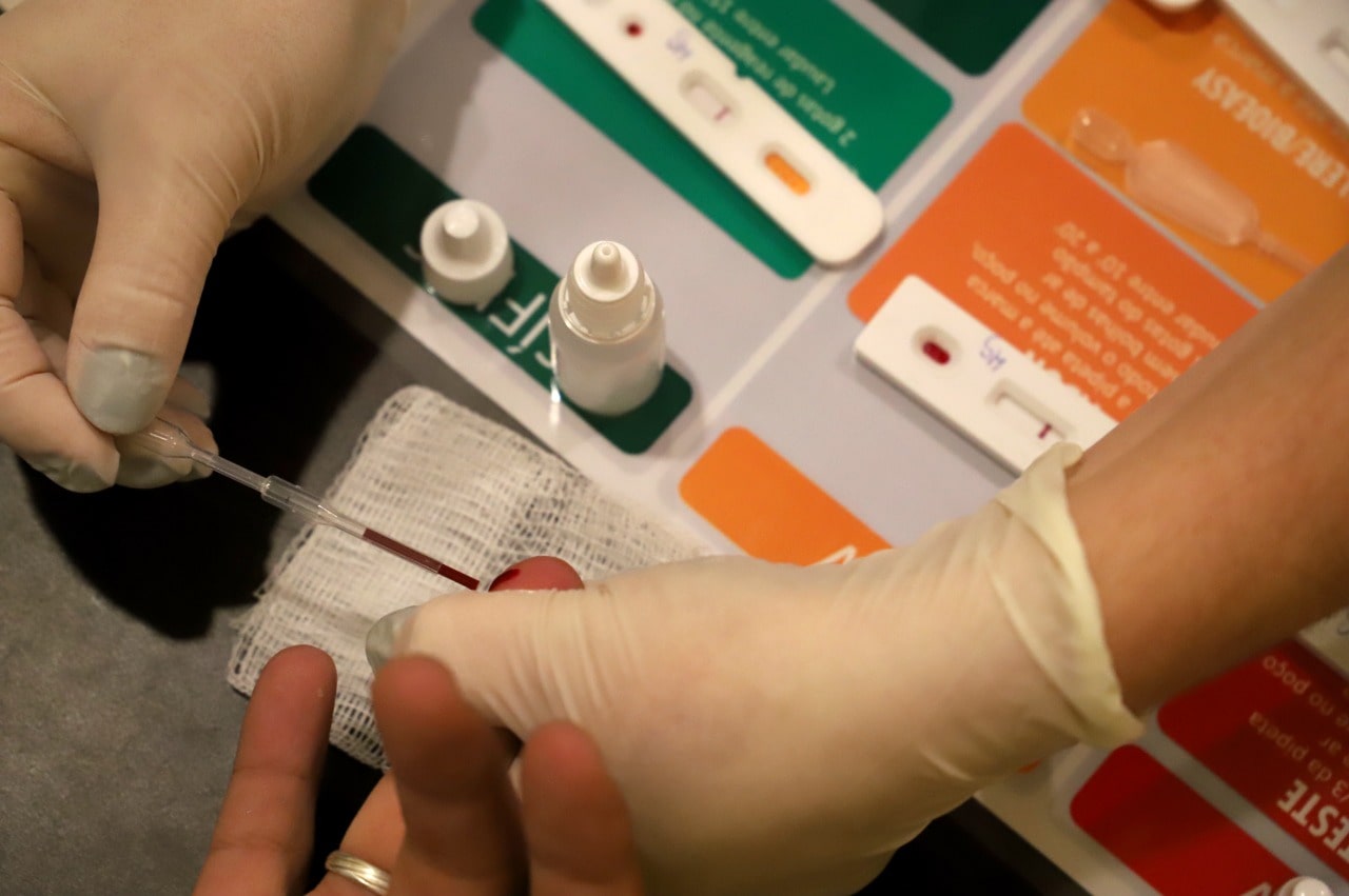 Mais de mil testes em três dias de campanha Jaraguá Hepatite Zero