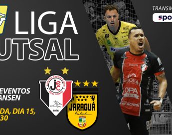 JEC recebe Jaraguá pela 20ª rodada da Liga Nacional de Futsal