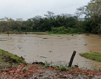Nível do Rio Itapocu segue subindo e pode provocar novos alagamentos em Guaramirim. Veja o que fazer
