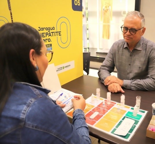 Campanha hepatite zero tem ação sábado no Shopping Center de Jaraguá