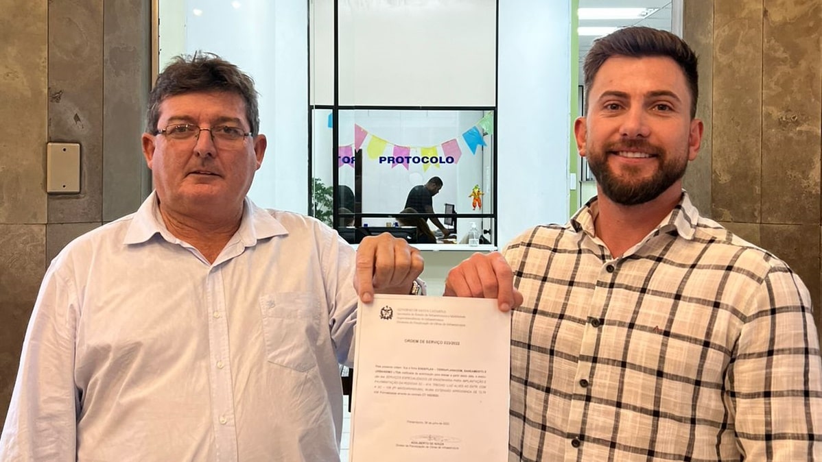 Empresa dá início aos trabalhos de implantação da Rodovia SC-414