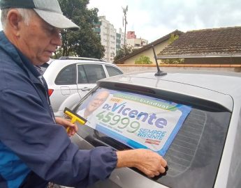 Campanha de Vicente Caropreso já está nas ruas