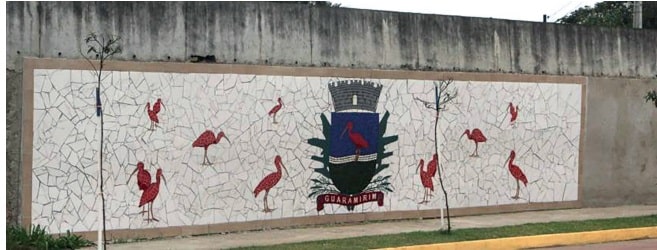 Guaramirim 73 anos – MURAL MOSAICO NA BR-280