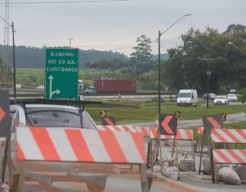 Atenção motoristas RESTRIÇÃO NO TRÁFEGO NA BR-470