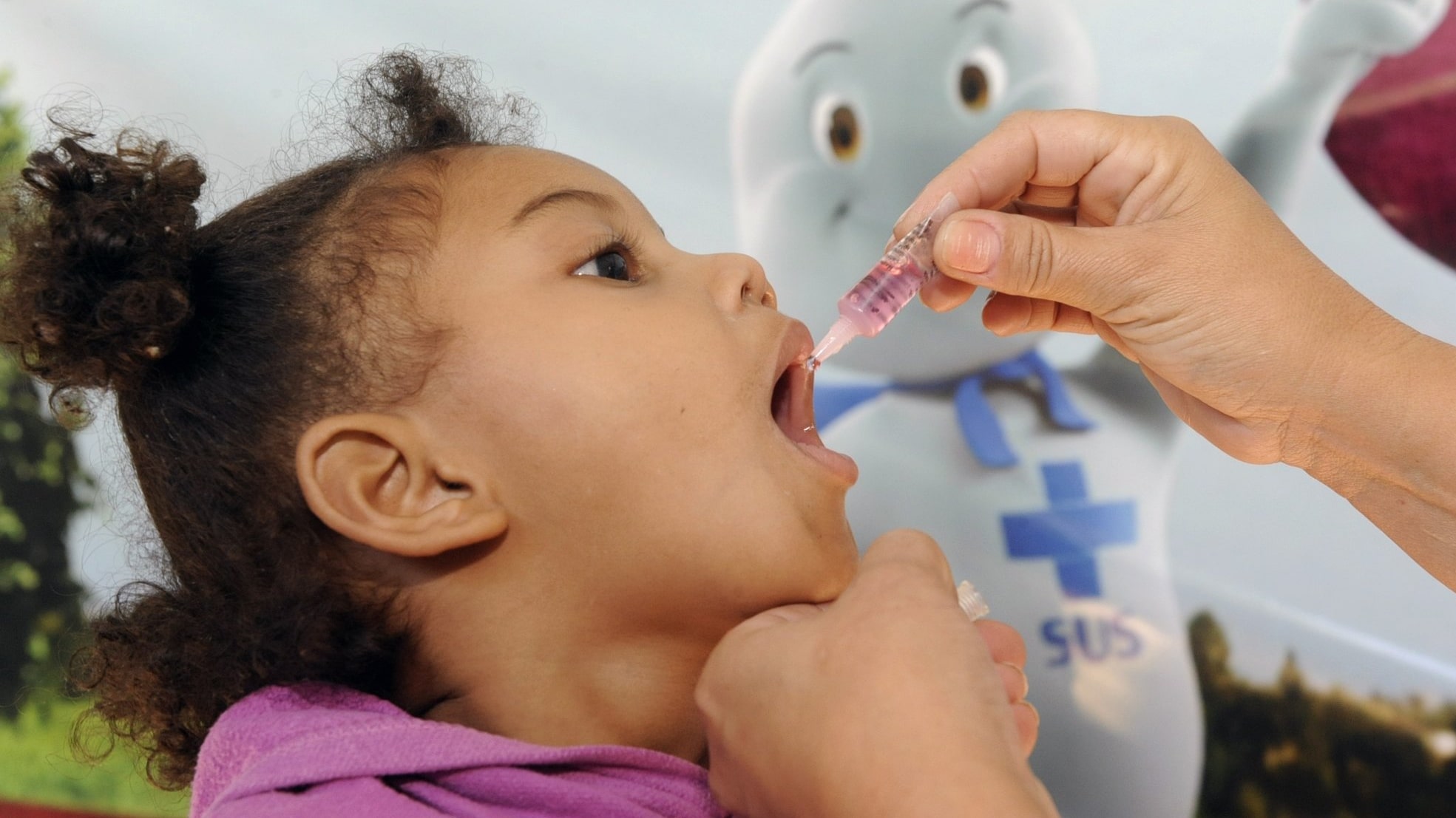 Guaramirim reforça a vacinação contra pólio nas escolas