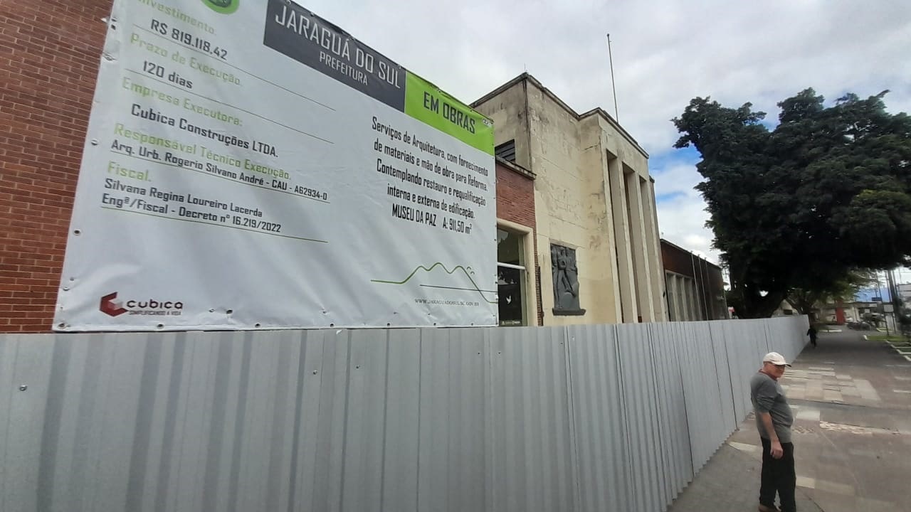 Construção histórica do Museu da Paz passa pelo restauro