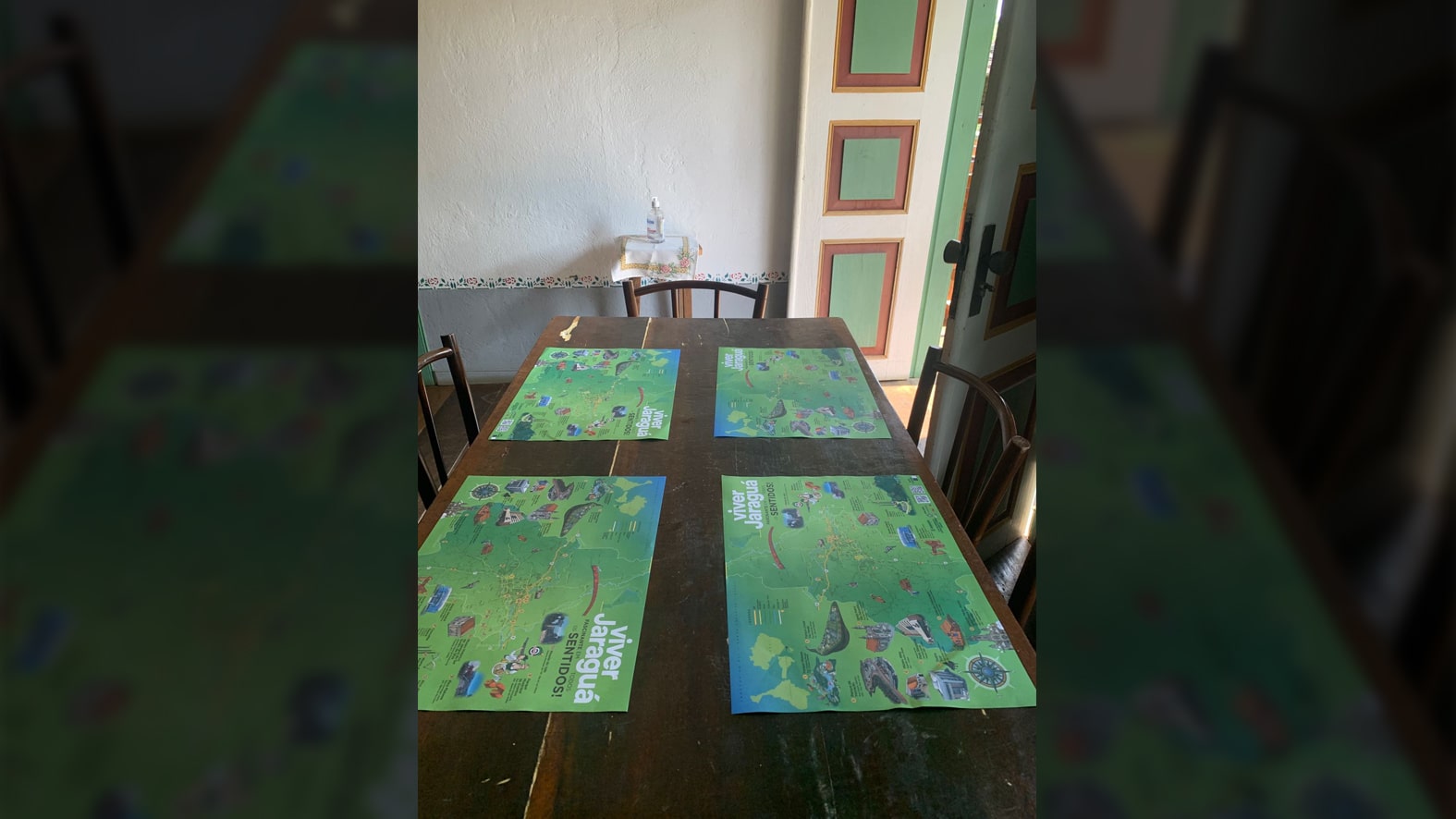 Viver Jaraguá distribui jogos americanos em hotéis e restaurantes