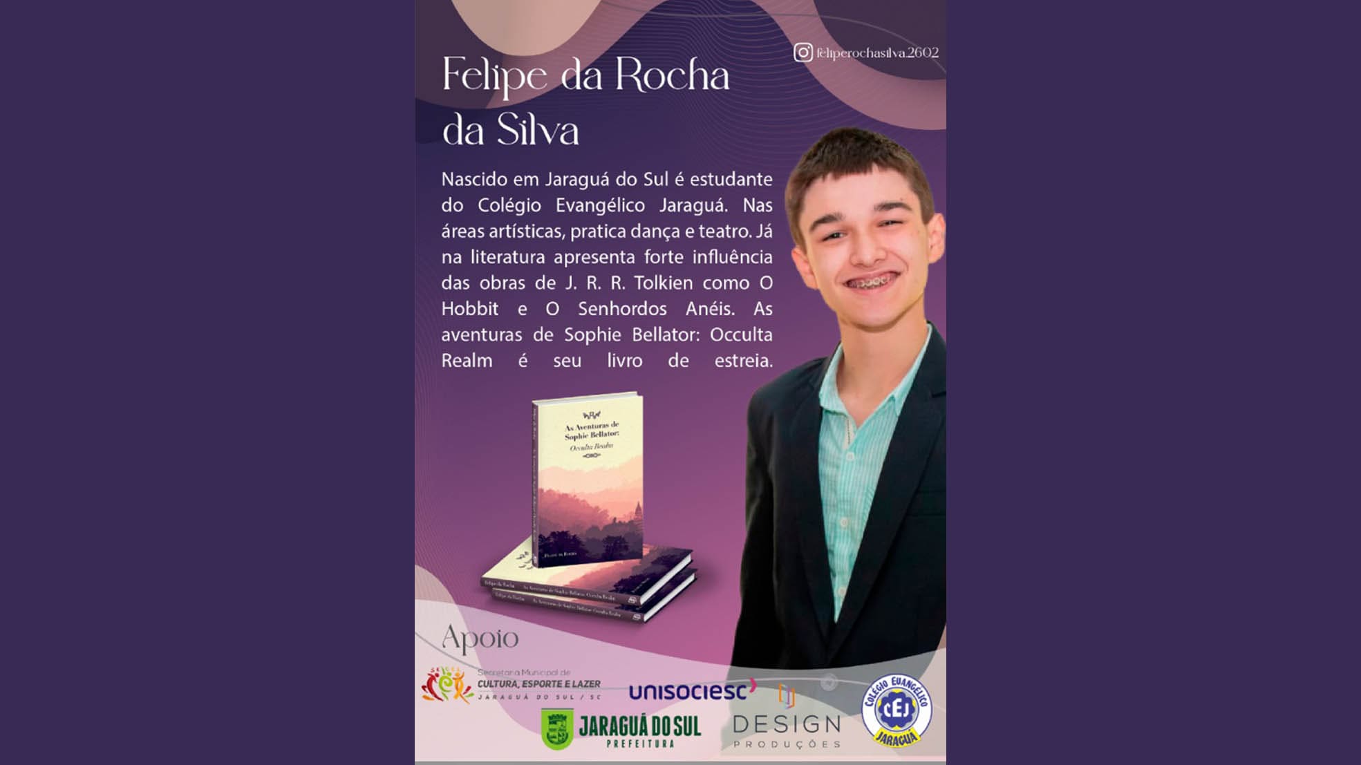 Adolescente de 15 anos lança livro ao público infantojuvenil