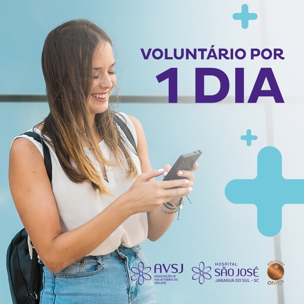 Seja voluntário por 1 dia no Hospital São José de Jaraguá do Sul