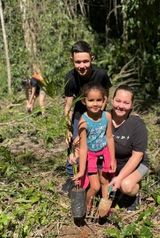 Morro dos Stinghen recebe mais 500 mudas de árvores nativas
