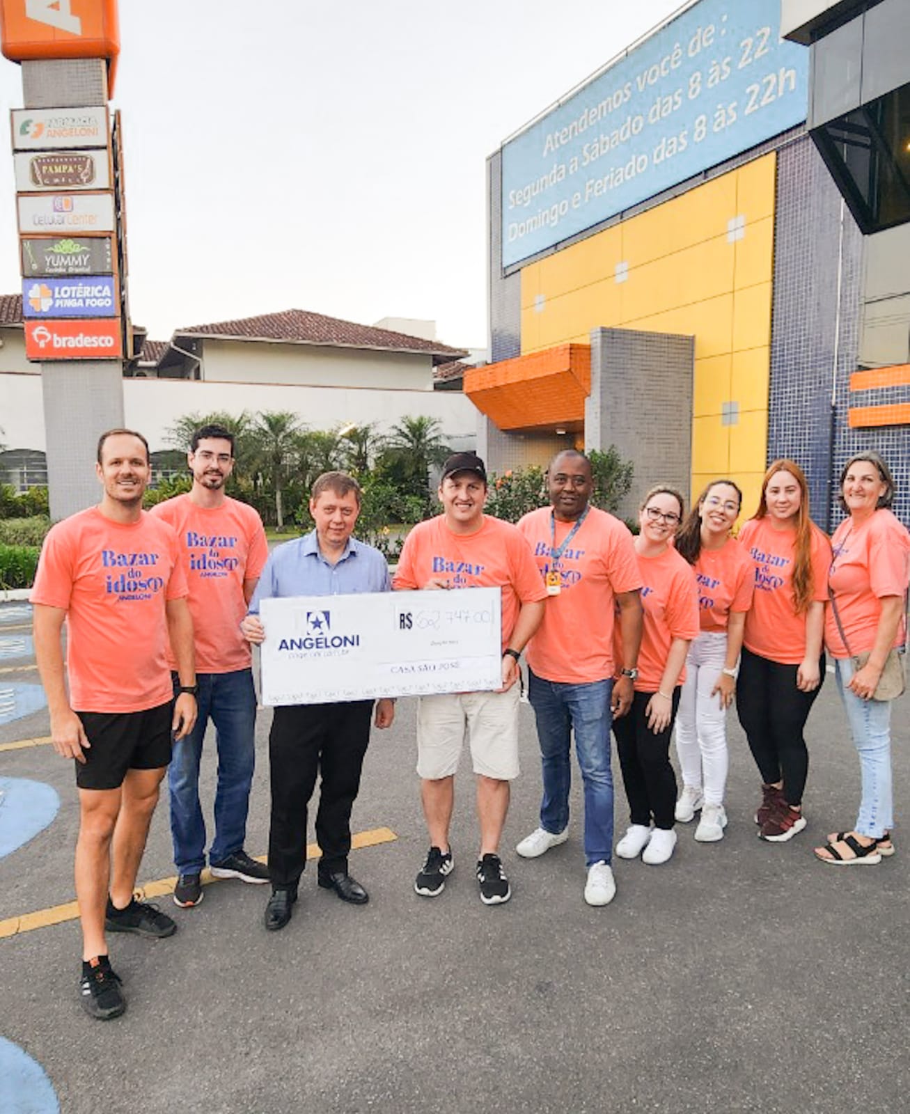 Bazar Angeloni de sábado rendeu R$ 62 mil para a Casa São José