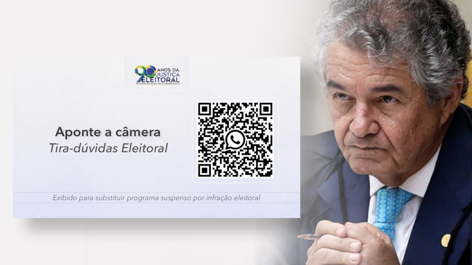 ‘Onde vamos parar?’, diz Marco Aurélio sobre censura a sua fala pelo TSE