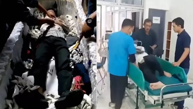 [VÍDEO] –  Homem se finge de morto, acaba ‘ressuscitando’ e assusta médicos; motivo surpreende