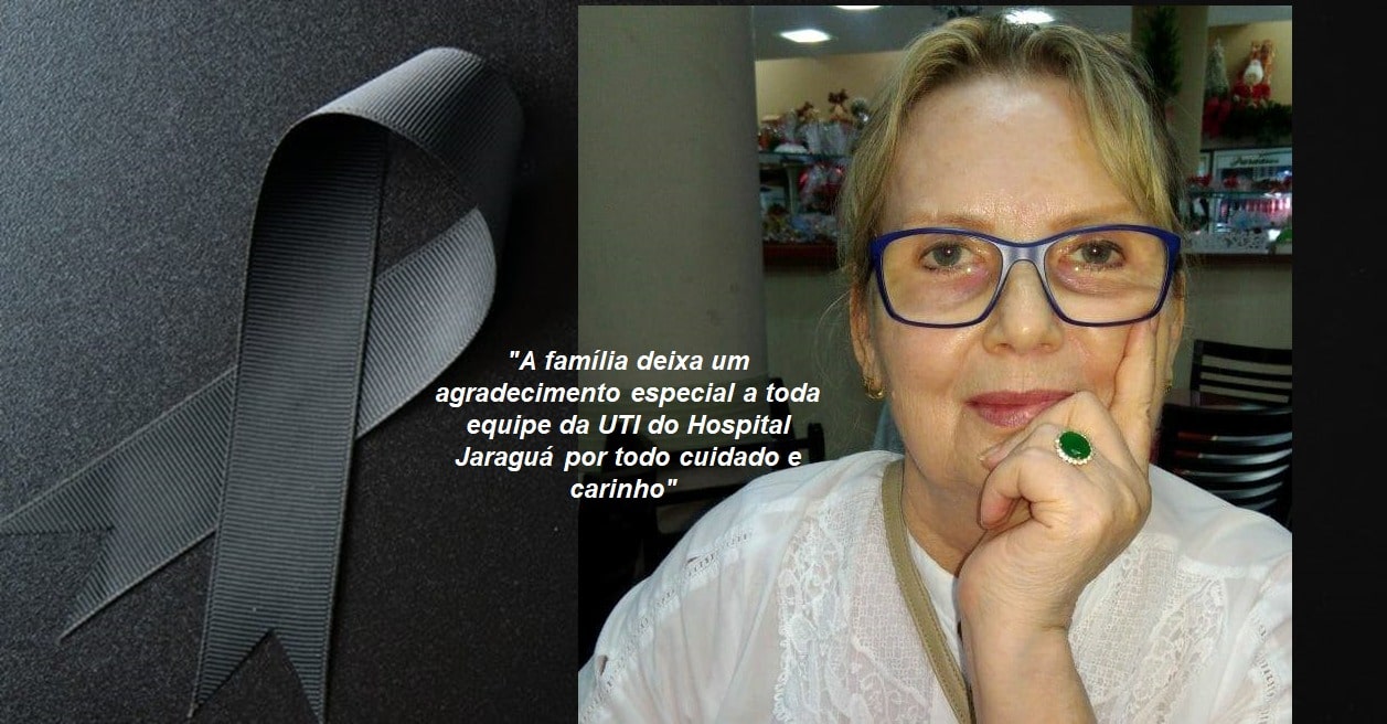 Informamos o falecimento de Arlete Schwedler