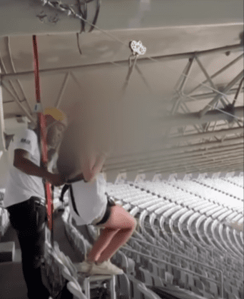 Adolescente cai de tirolesa no Estádio do Mineirão