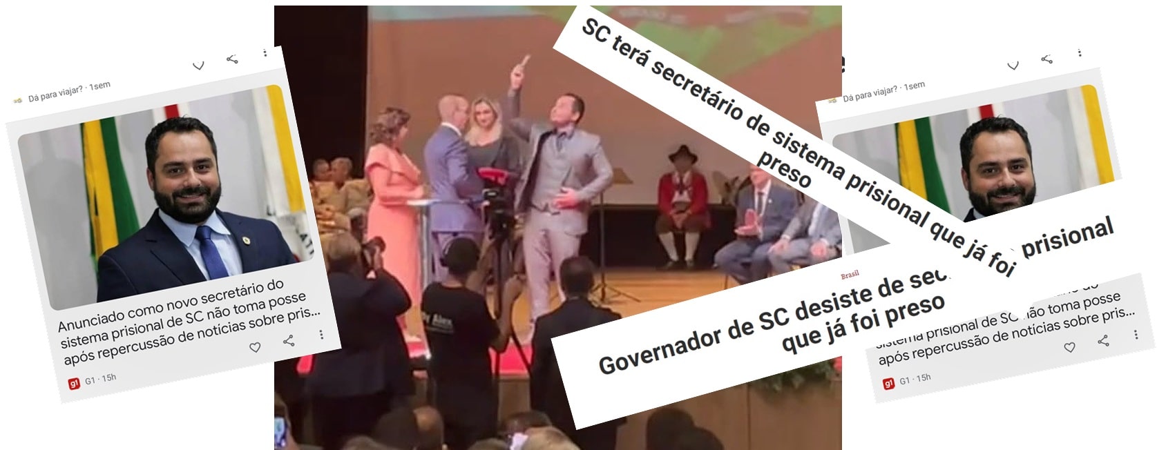 Notícia sobre desistência  na nomeação de Vereador jaraguense para secretariado estadual continua sendo manchete nacional