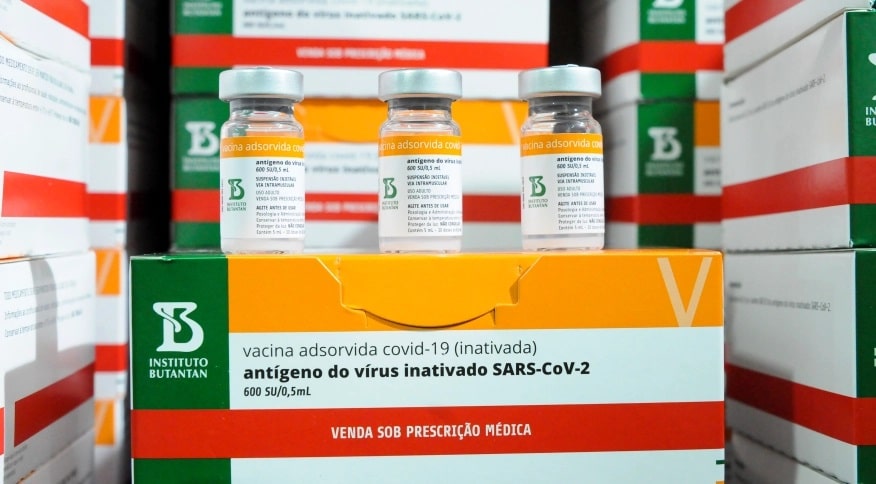 Instituto Butantan tem 1,8 milhão de doses da Coronavac em estoque
