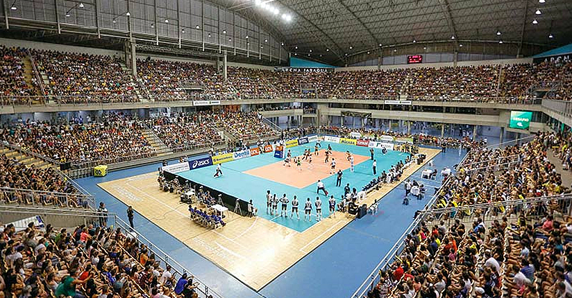 Voleibol: Definidos os jogos da Copa Brasil na Arena Jaraguá, em março