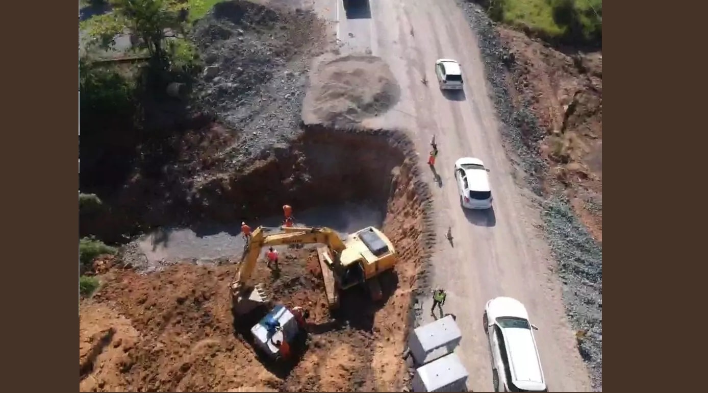 Obra deixa BR-470 em meia pista no Vale do Itajaí; saiba em qual trecho