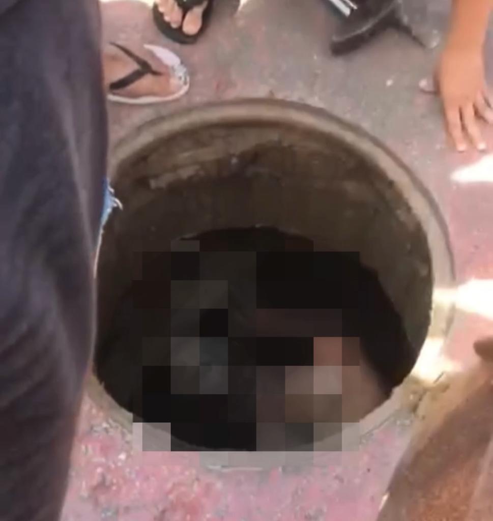 Vídeo: homem é resgatado após ficar quase 24 horas dentro de bueiro em SC