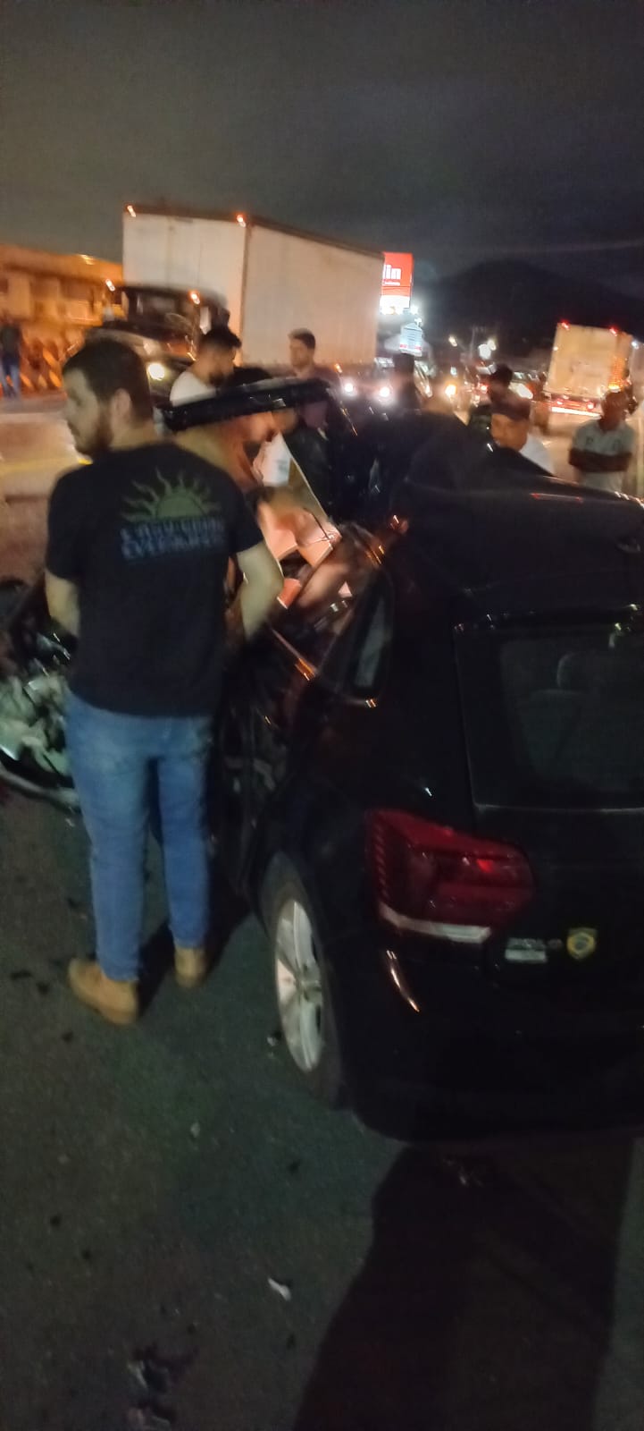 Acidente grave na BR-280 em Guaramirim, veja vídeos