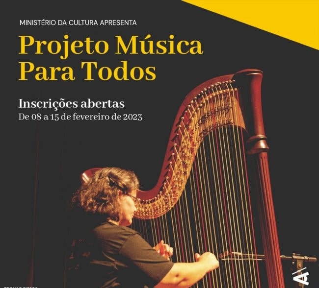 Terceira chamada do Projeto Música Para Todos