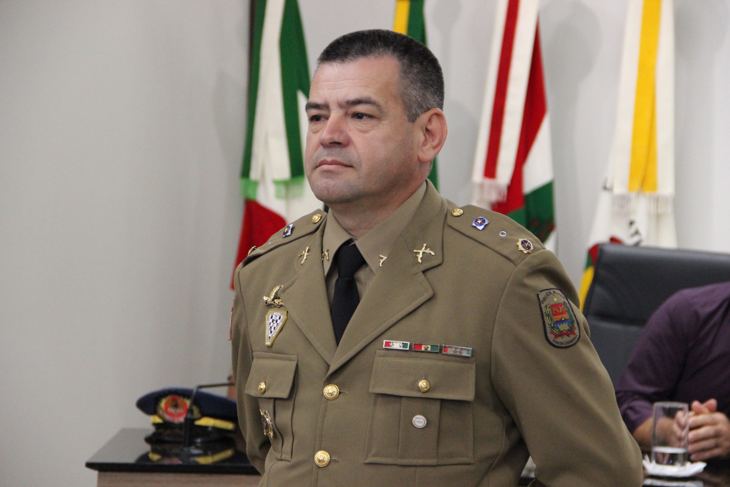 Aires Pilonetto assume comando do 23º BPM de São Bento