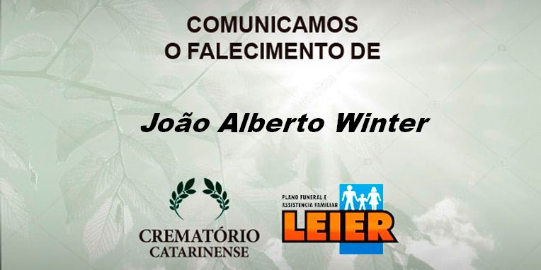 Plano Leier informa o falecimento de João Alberto Winter