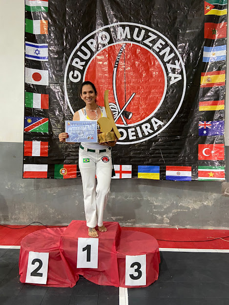 Cleonice tem uma história bonita na Capoeira